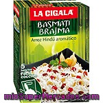 La Cigala Arroz Basmati 5 Bolsitas Caja 500 G