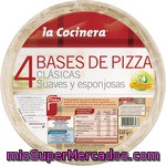 La Cocinera Bases De Pizza Clásicas 4 Unidades Bolsa 520 G
