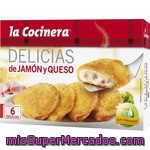 La Cocinera Delicias De Jamón Y Queso 6 Unidades Estuche 300 G