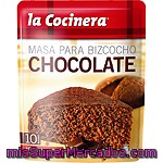 La Cocinera Masa Para Bizcochos, Magdalenas Y Pasteles De Chocolate 550g