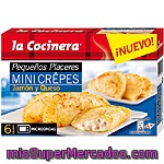 La Cocinera Mini Crepes Jamón Y Queso 6 Unidades Estuche 255 G