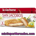 La Cocinera San Jacobos Jamón Y Queso Empanado 5 Unidades Estuche 388 G