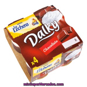 La Lechera Dalky Copa Chocolate 4 Unidades 100 G