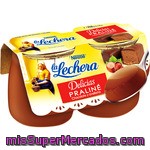 La Lechera Postre Lácteo Delicias De Praliné Pack 2 Unidades 125 G
