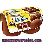 La Lechera Postre Lácteo Delicias De Trufa Pack 2 Unidades 125 G