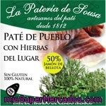 La Pateria De Sousa Paté De Cerdo Ibérico De Pueblo Con Hierbas Del Lugar Estuche 70 G