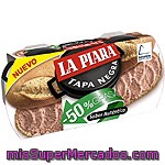 La Piara Paté Tapa Negra -50% Grasa Pack 2 Latas 146gr