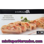 La Torralba Hojaldre De Verduras Y Langostinos 3 Raciones Estuche 400 G