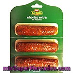 La Union Chorizo Extra Ahumado De Asturias Sin Gluten 3 Unidades Envase 290 G