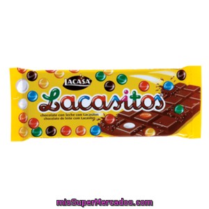 Lacasa Chocolate Con Lacasitos Tableta 100 Gr