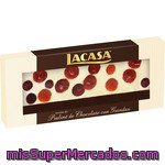 Lacasa Turrón De Praliné De Chocolate Con Guindas Tableta 250 G