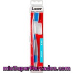 Lacer Cepillo Dental Medio Con Funda Protectora Blister 1 Unidad
