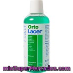 Lacer Ortolacer Enjuague Bucal Para Dientes, Encías Y Ortodoncias Sabor Menta Y Sin Alcohol Frasco 500 Ml