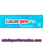 Lacer Pro Fix Crema Adhesiva Para Prótesis Dentales Tubo 70 G Fijación Total 12 Horas