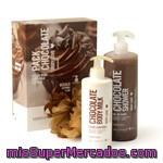 Laiseven Set Chocolate Gel De Baño + Body Milk + Esponja Flor