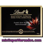 Láminas De Chocolate Negro Lindt 125 Gramos