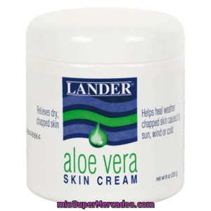 Lander Crema Facial Hidratante Aloe Vera Tarro 226 Ml
