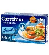 Langostillos Al Natural Carrefour 105 G.