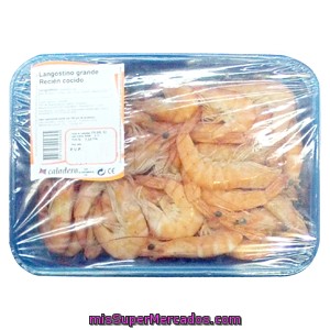 Langostino Fresco Cocido, Caladero, Bandeja 900 G Aprox(peso Aproximado De La Unidad 900 Gr)