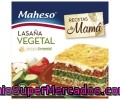 Lasaña Vegetal Con Queso Emmental Maheso 300 Gramos