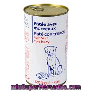 Lata Pate Con Trozos De Buey Para Perros Carrefour 120 Gr