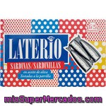 Laterio Sardinillas En Aceite De Oliva Tostadas A La Parrilla 15-25 Piezas Lata 85 G Neto Escurrido