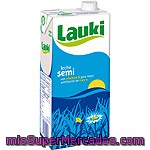 Lauki Leche Semidesnatada Brik 1l