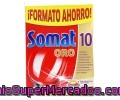 Lavavajillas Concentrado Somat 10 40 Pastillas