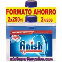 Lavavajillas Limpiamáquinas Duplo Finish Pack De 2x250 Ml.