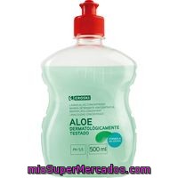 Lavavajillas Mano Concentrado Aloe Eroski, Botella 500 Ml