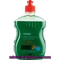 Lavavajillas Mano Concentrado Verde Eroski, Botella 500 Ml