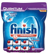 Lavavajillas Máquina Quantum Finish 40 Pastillas.