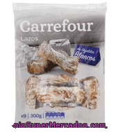 Lazos De Hojaldre Blancos 9 Ud. Carrefour 300 G.