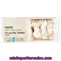 Lazos De Hojaldre Tiernos Glacé Eroski, 5 Unid., Caja 185 G