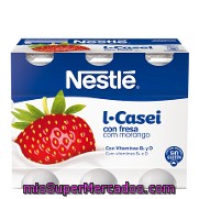 Lcasei Fresa Nestlé Pack 6x100 G.