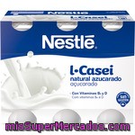 Lcasei Natural Azucarado Nestlé Pack 6x100 G.