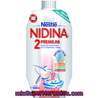 Leche 2 De Continuación Líquida Nestlé - Nidina 500 Ml.