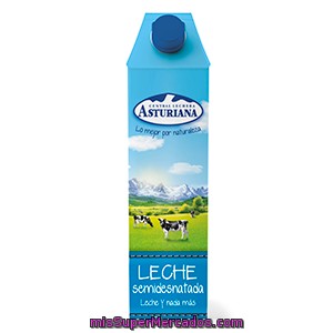 Leche Asturiana Brick Semidesnatada 1 L