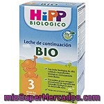 Leche Continuación Biológica Hipp 3 500 Gramos