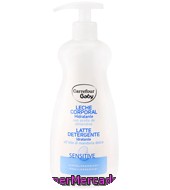 Leche Corporal Hidratante Sensitive Hipoalergénico Con Aceite De Almendras Carrefour Baby 500 Ml.