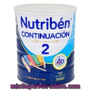 Leche De Continuación 2 Nutribén 800 G.