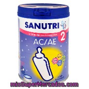 Leche De Continuación Ac/ae 2 Sanutri 800 G.