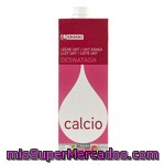 Leche Desnatada Calcio Eroski, Brik 1 Litro