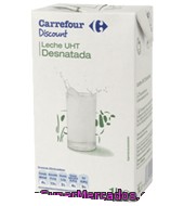 Leche Desnatada Carrefour Discount 1 L.