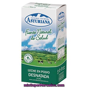 Leche Desnatada En Polvo Central Lechera Asturiana 800 G.