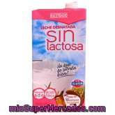 Leche Desnatada Sin Lactosa, Hacendado, Brick 1 L