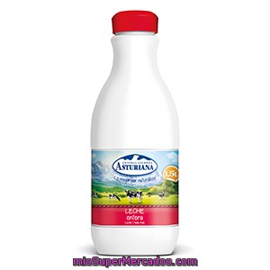 Leche Entera Central Lechera Asturiana 1,5 L.