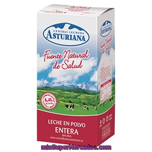 Leche Entera En Polvo Central Lechera Asturiana 800 G.