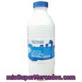 Leche Entera Esterilizada, Hacendado, Botella 1,5 L