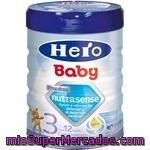 Leche Hero Bb Nutrasense 3 Hero, Lata 800 G